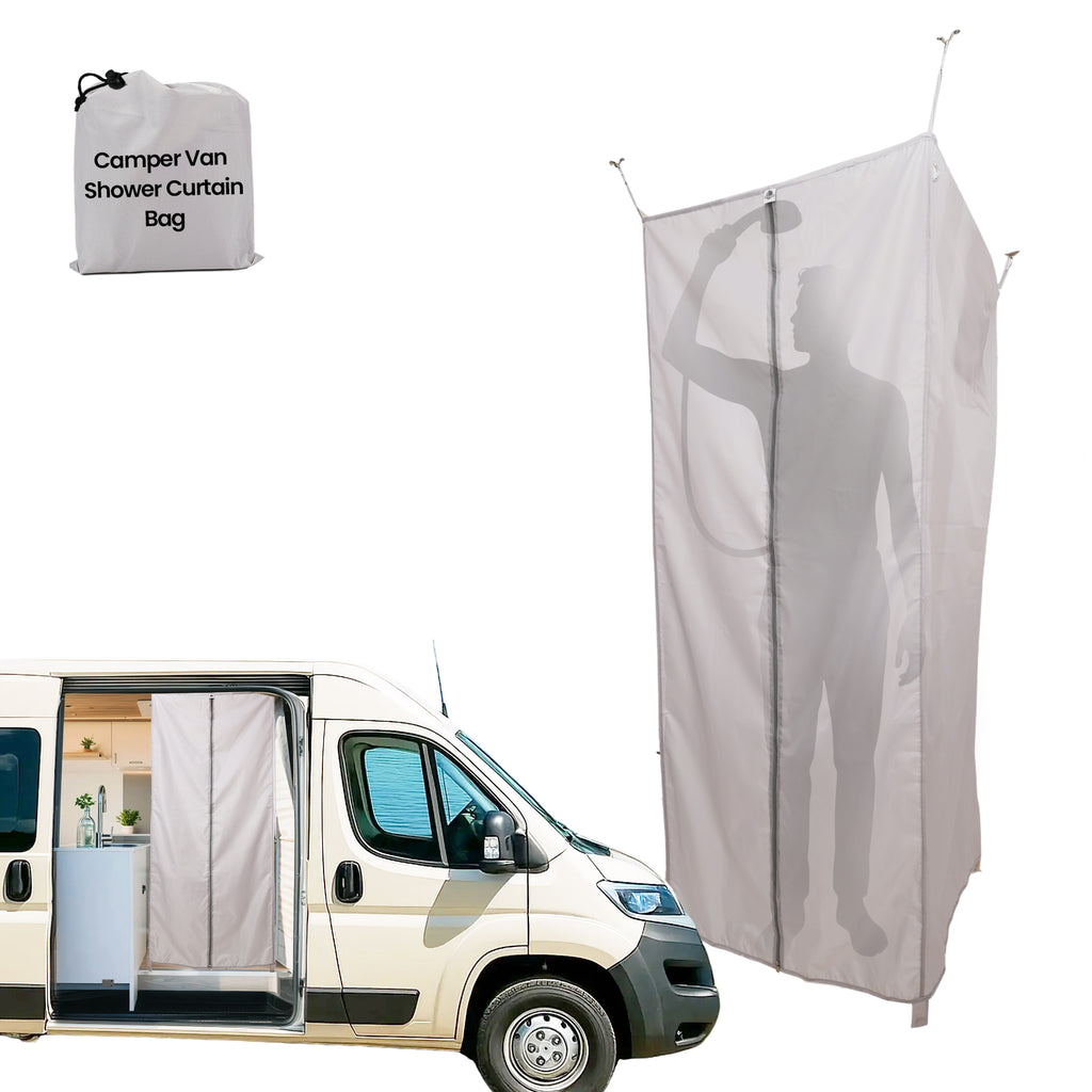 Camper Van Shower Curtain (30" W x 72" H)