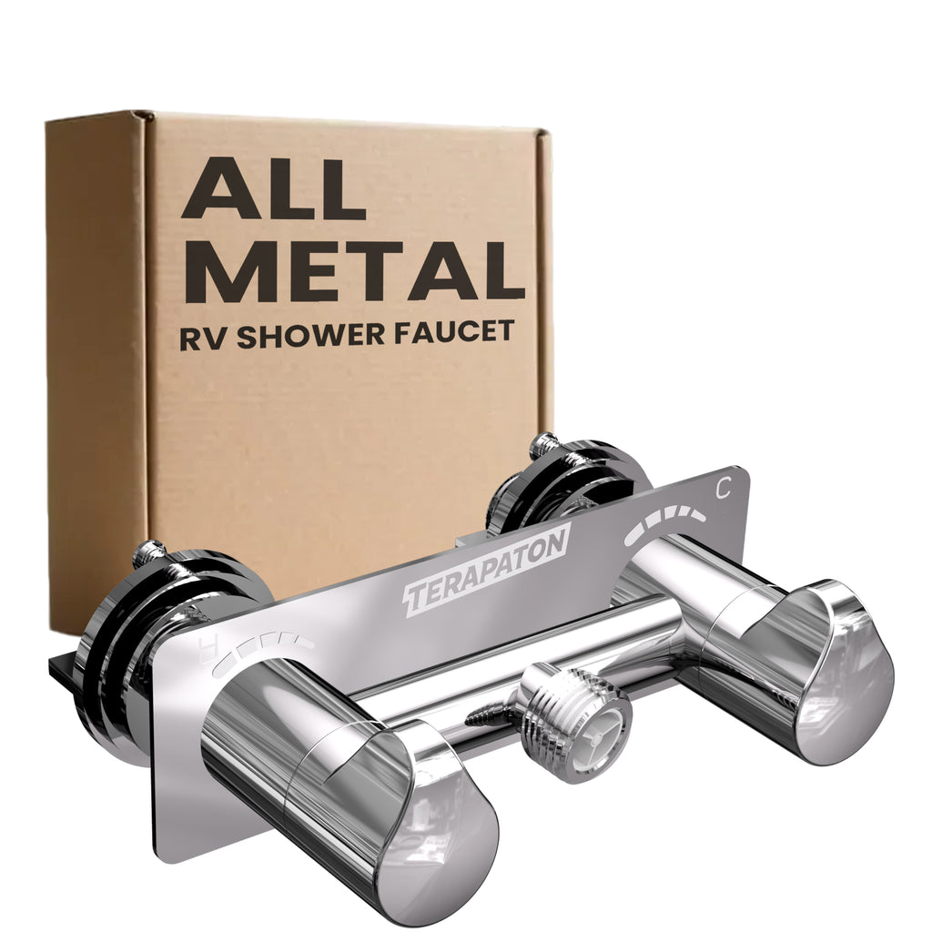 4" All Metal RV Shower Faucet