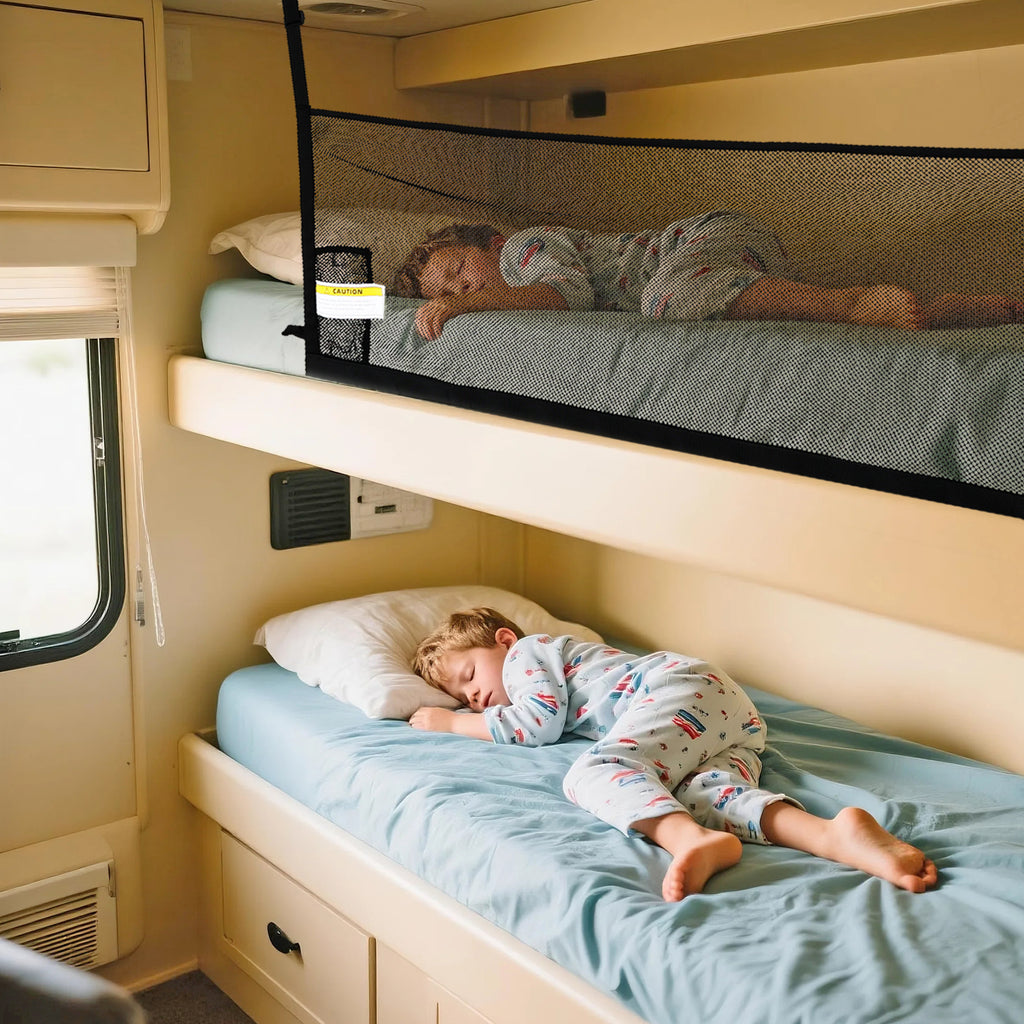 RV Bunk Bed Safety Net for Bunk Beds with Hardwares