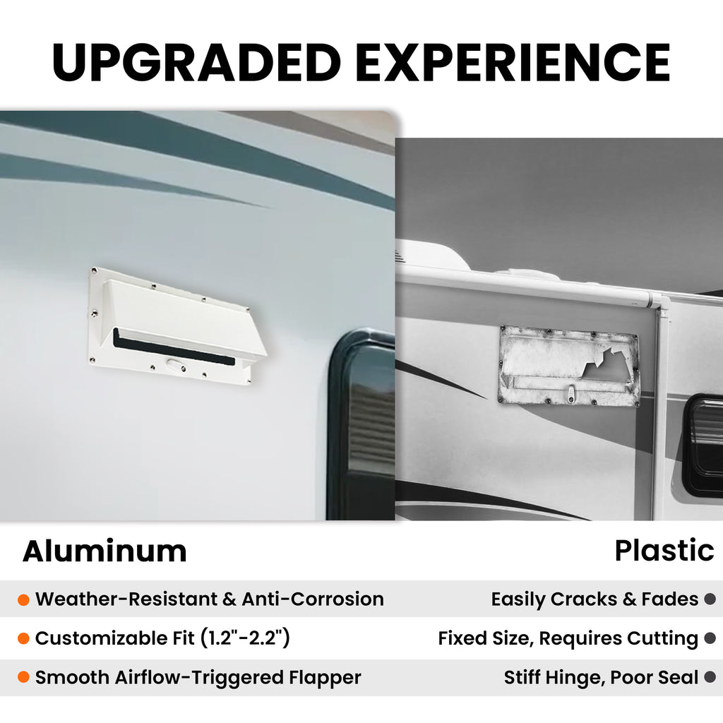 Aluminum RV Range Hood Vent Cover