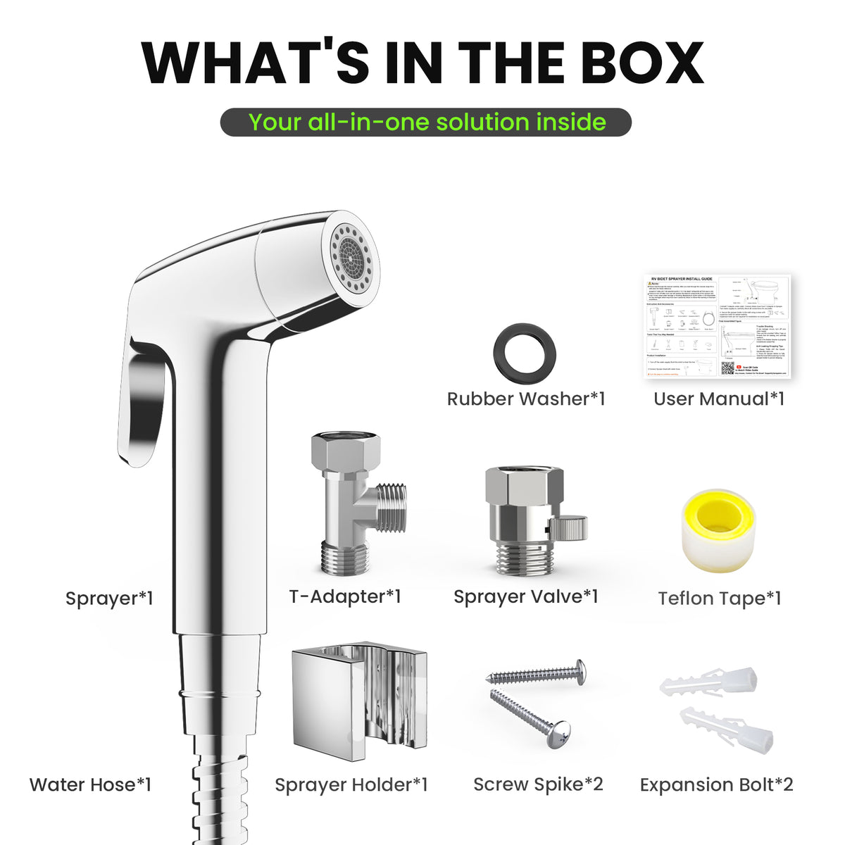 RV Bidet Sprayer