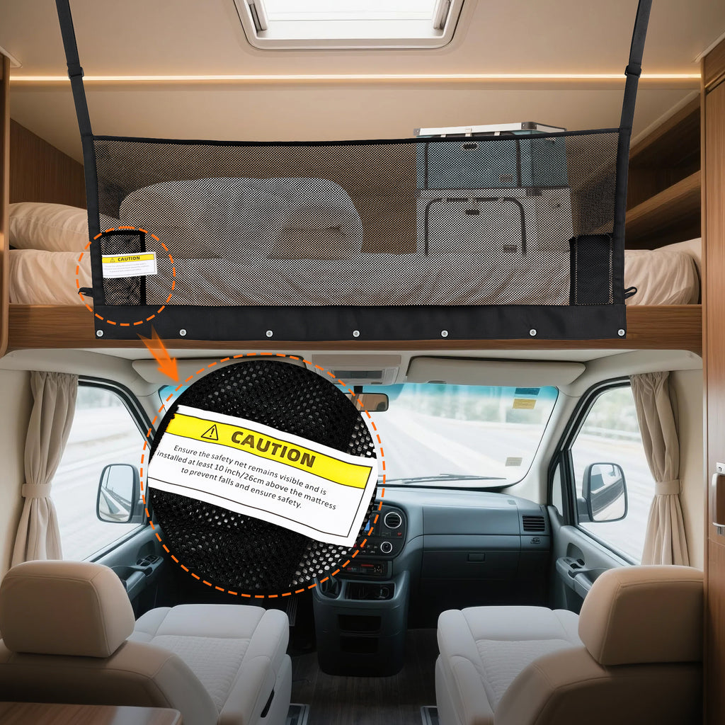 RV Bunk Bed Safety Net for Bunk Beds with Hardwares