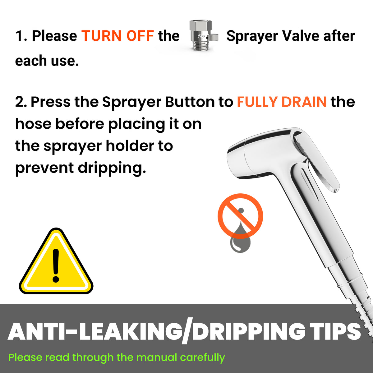 RV Bidet Sprayer