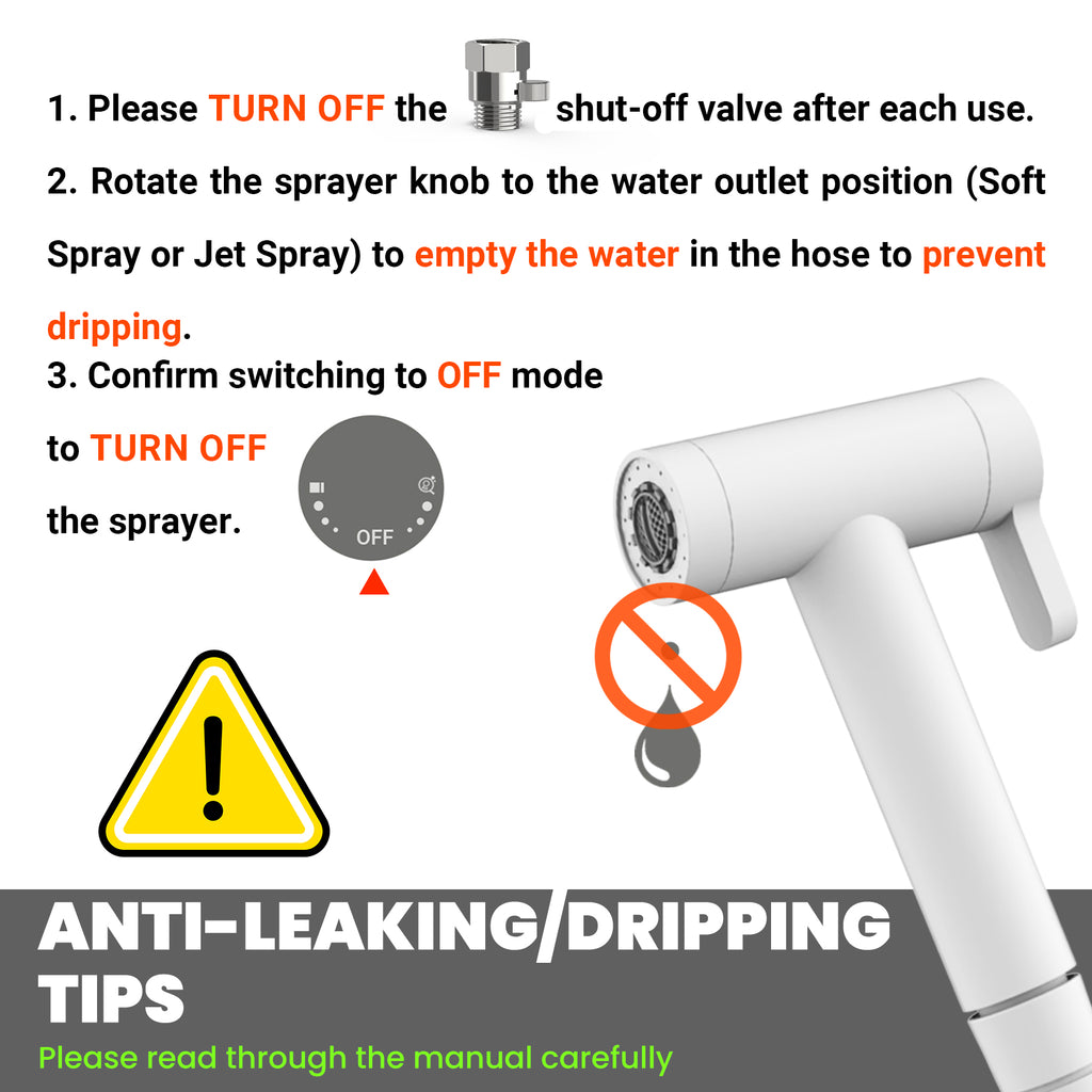 All Metal RV Bidet Sprayer