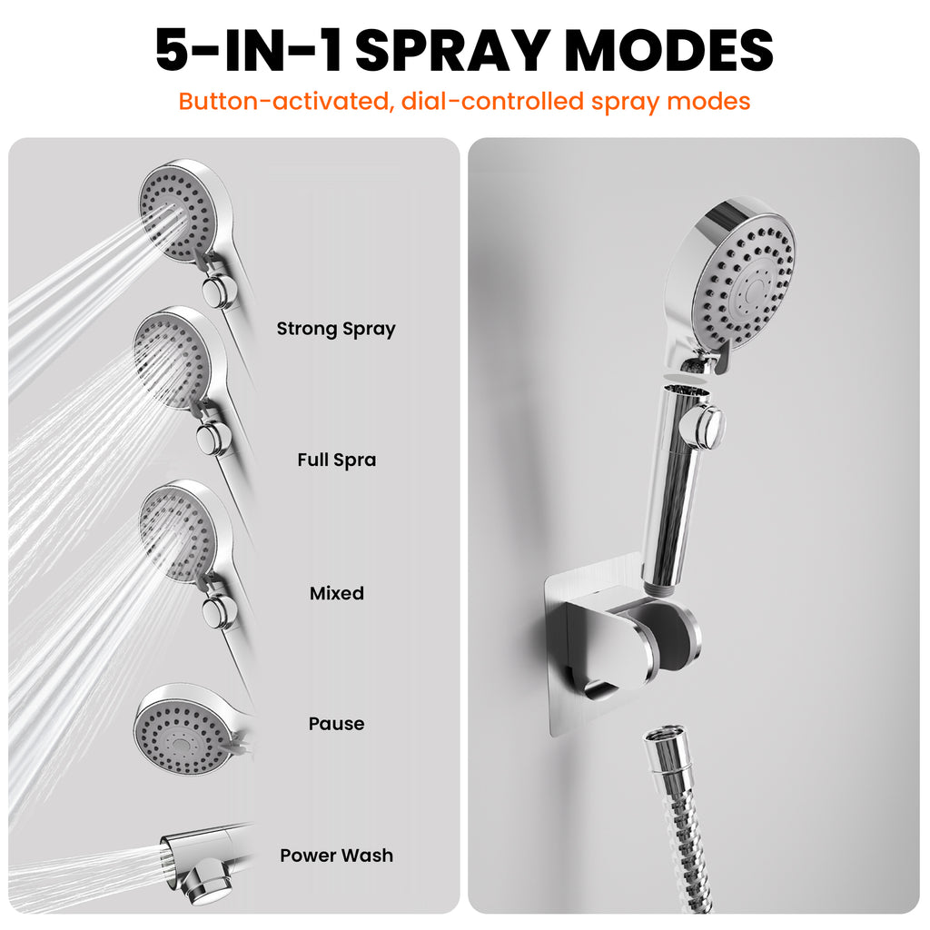 RV Shower Faucet Set with Hose and Shower Head