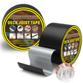 2 Pcs RV Roof Tape, Heavy Duty Waterproof Butyl Sealant Tape for Leak Repair (Black, 4 Inch x 50 Ft, 0.028"Thickness)