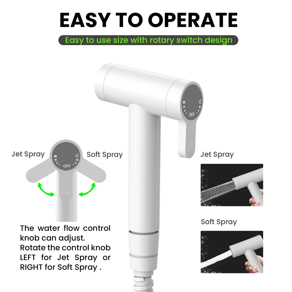 All Metal RV Bidet Sprayer